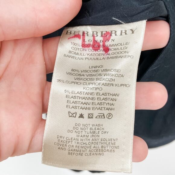 Burberry Dress Shirt Summer Womens Black US 4 Black Midi Knee Length Flare Skirt - Picture 8 of 12